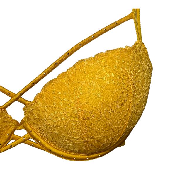 PINK Victoria's Secret Date Push Up Bra Women 32D Adds one cup size - Picture 3 of 9